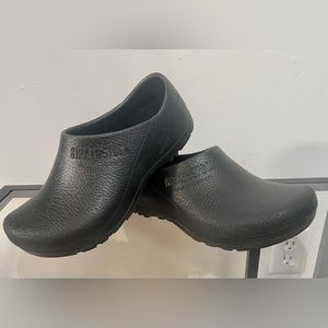 Birkenstock Professional Burki Clog Black Ladies Size 8 GUC